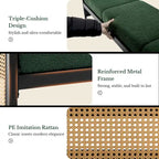 Fabric Upholstered Storage Bench for End of Bed, Entryway - 56.69L x 16.93W x 22.4H