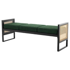 Fabric Upholstered Storage Bench for End of Bed, Entryway - 56.69L x 16.93W x 22.4H