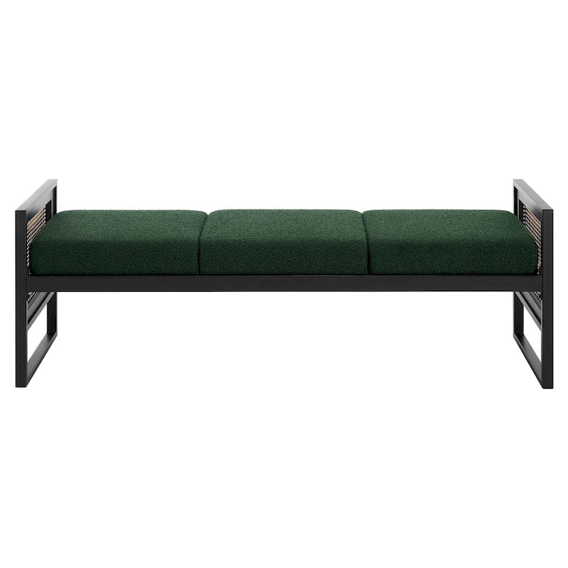 Fabric Upholstered Storage Bench for End of Bed, Entryway - 56.69L x 16.93W x 22.4H