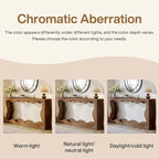 63-Inch Wood Console Table, Rectangular Entryway Table for Living Room, Rustic Brown