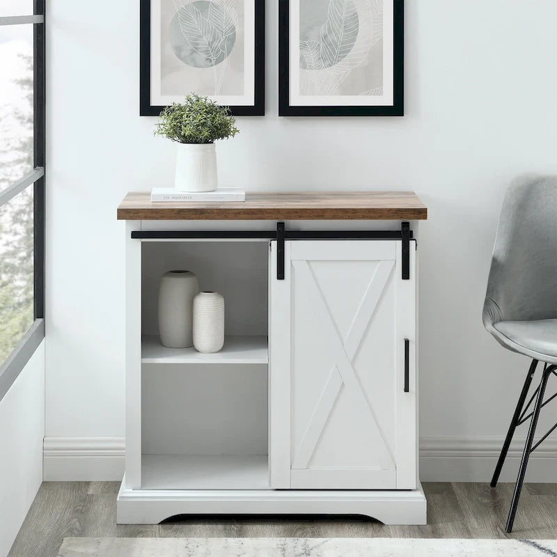 Middlebrook Wind Gap 32-inch Sliding Barn Door Cabinet