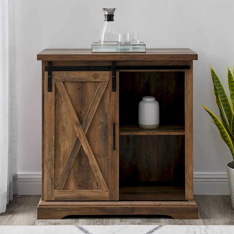 Middlebrook Wind Gap 32-inch Sliding Barn Door Cabinet
