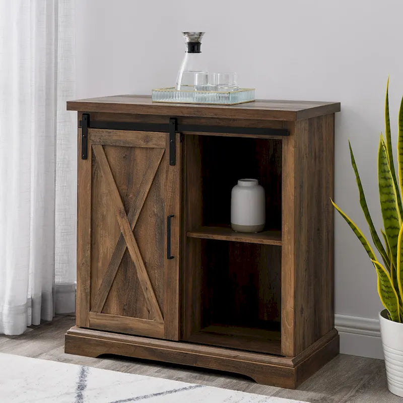 Middlebrook Wind Gap 32-inch Sliding Barn Door Cabinet