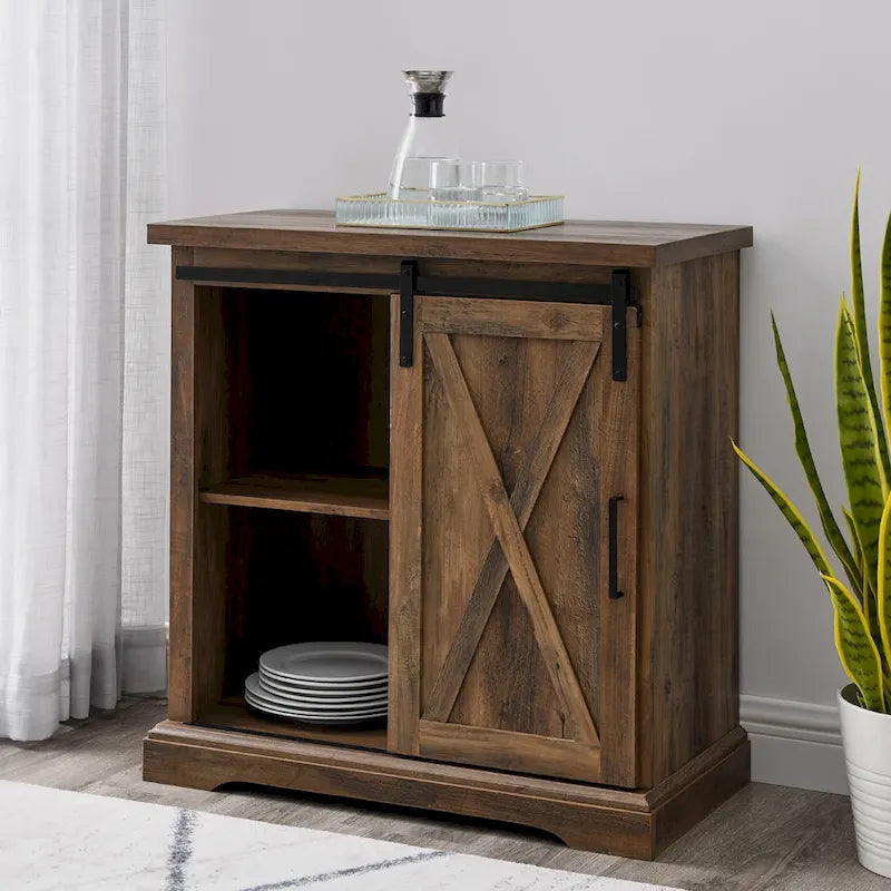 Middlebrook Wind Gap 32-inch Sliding Barn Door Cabinet