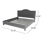 Dante Traditional King-Sized Bed Frame by Christopher Knight Home