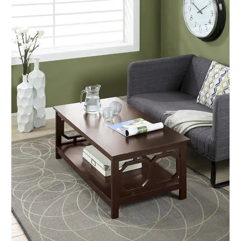 Convenience Concepts Omega Coffee Table with Shelf