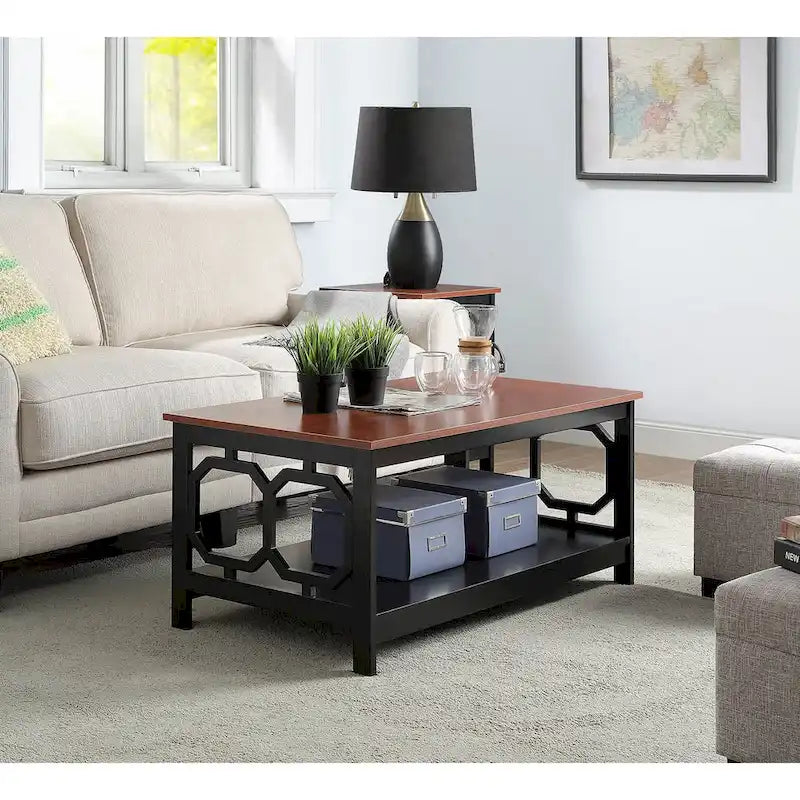 Convenience Concepts Omega Coffee Table with Shelf