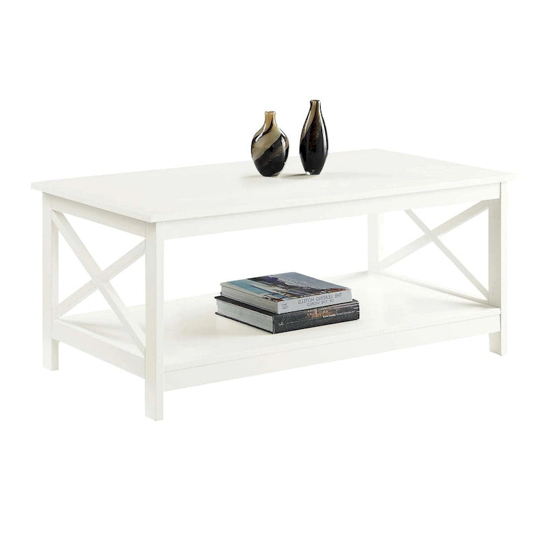 Convenience Concepts Oxford Coffee Table with Shelf