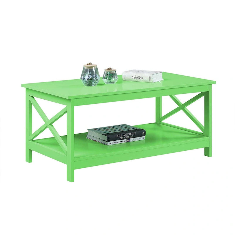 Convenience Concepts Oxford Coffee Table with Shelf