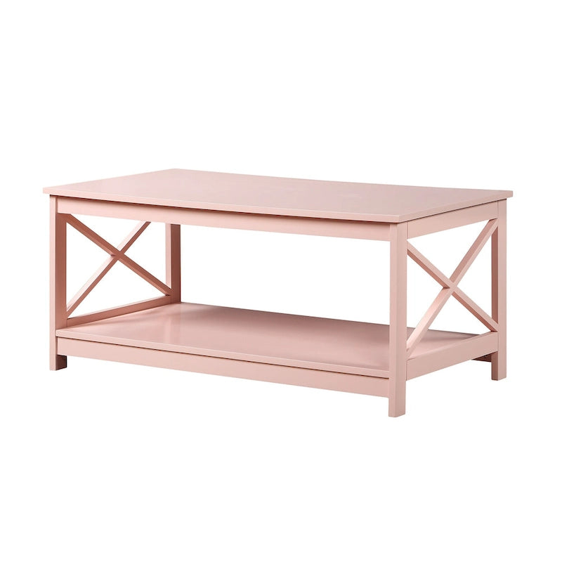 Convenience Concepts Oxford Coffee Table with Shelf