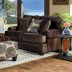 Jeta Transitional Microfiber Padded 2-Piece Living Room Set by Furniture of America