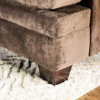 Jeta Transitional Microfiber Padded 2-Piece Living Room Set by Furniture of America