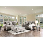 Jeta Transitional Microfiber Padded 2-Piece Living Room Set by Furniture of America