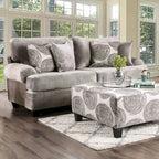 Jeta Transitional Microfiber Padded 2-Piece Living Room Set by Furniture of America