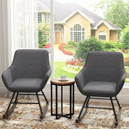 Accent Chair, Upholstered Button Tufted Living Room Chairs with Wood Legs, Comfy Frosted Velvet Lounge Chair