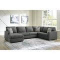 Signature Design by Ashley Edenfield 3-Piece Sectional with Chaise - 139W x 89D x 35H