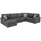 Signature Design by Ashley Edenfield 3-Piece Sectional with Chaise - 139W x 89D x 35H