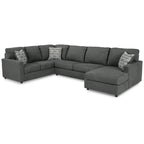 Signature Design by Ashley Edenfield 3-Piece Sectional with Chaise - 139W x 89D x 35H