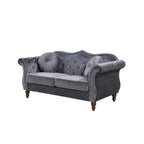 Classic Nailhead Chesterfield Loveseat