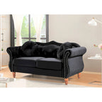 Classic Nailhead Chesterfield Loveseat