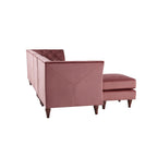 Kestrel Modern Faux Leather Modular Chesterfield Sectional by Furniture of America