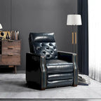 Alina 31.50 Wide Genuine Leather Power Recliner with USB Port