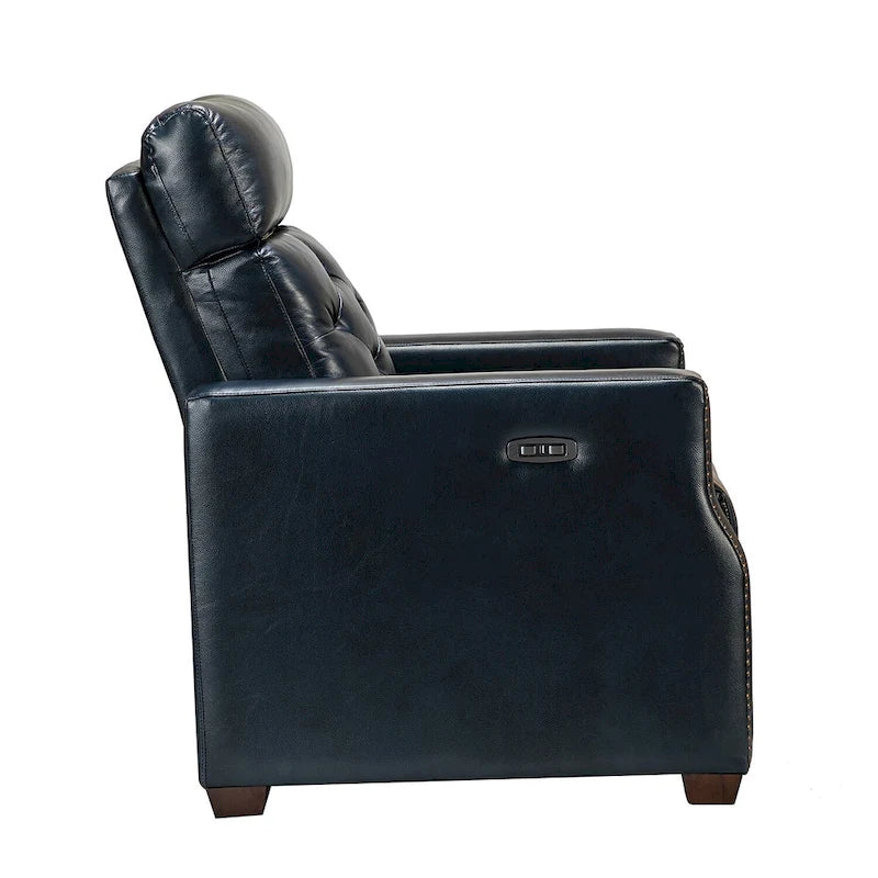 Alina 31.50 Wide Genuine Leather Power Recliner with USB Port