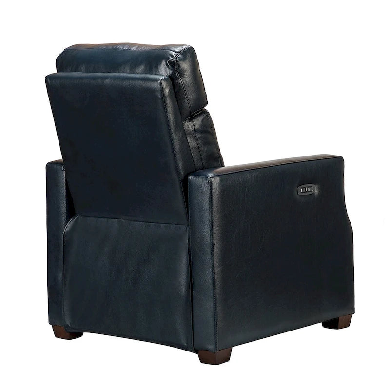 Alina 31.50 Wide Genuine Leather Power Recliner with USB Port