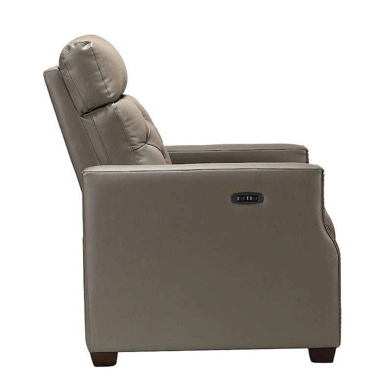 Alina 31.50 Wide Genuine Leather Power Recliner with USB Port