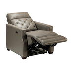Alina 31.50 Wide Genuine Leather Power Recliner with USB Port