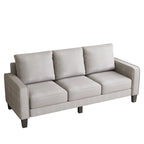 Fabric 3 Seater Sofa with Storage under the Cushion