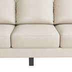 Fabric 3 Seater Sofa with Storage under the Cushion