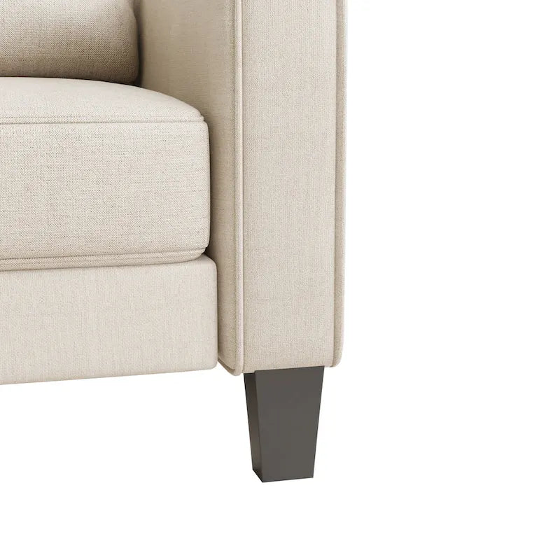 Fabric 3 Seater Sofa with Storage under the Cushion