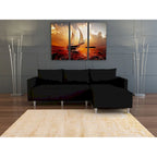 Bolivya Modern L-shaped Sectional Sofa