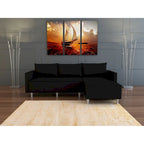 Bolivya Modern L-shaped Sectional Sofa