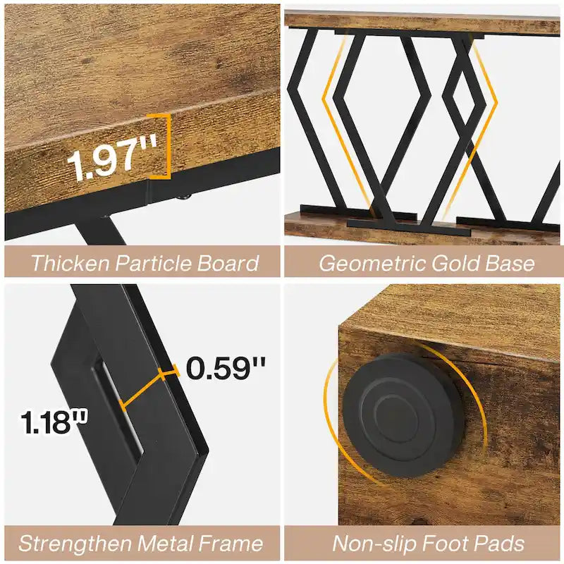 Modern Console Table, 70.9 Inch Extra Long Sofa Table with Faux Marble Tabletop Base Gold Frame for Living Room, White Gold