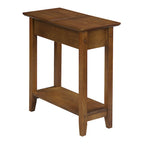 Convenience Concepts American Heritage Flip Top End Table with Shelf
