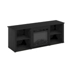 Furinno Classic 60 Inch TV Stand with Fireplace