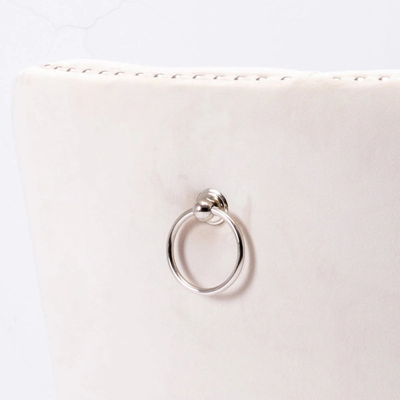 Modern Velvet Upholstered Dining Chair with Wood Legs,Set of 2