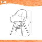 Midtown Concept Eucalyptus Ambar 9 Piece Dining set - With Cushions