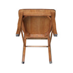 International Concepts Solid Wood Madrid Ladderback Chairs, Set of 2 - N/A