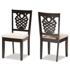 Gervais Modern and Contemporary Transitional 2-PC Dining Chair Set