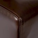 T-stitch Chocolate Brown Bonded Leather Dining Chair (Set of 4) by Christopher Knight Home