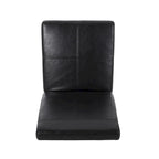 T-stitch Chocolate Brown Bonded Leather Dining Chair (Set of 4) by Christopher Knight Home