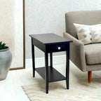 Porch & Den Holly Hill Solid Acacia Recliner End Table