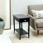 Porch & Den Holly Hill Solid Acacia Recliner End Table