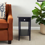 Porch & Den Holly Hill Solid Acacia Recliner End Table