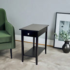 Porch & Den Holly Hill Solid Acacia Recliner End Table