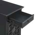 Elegant Chairside Table with Power by Martin Svensson Home