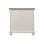 Elegant Chairside Table with Power by Martin Svensson Home